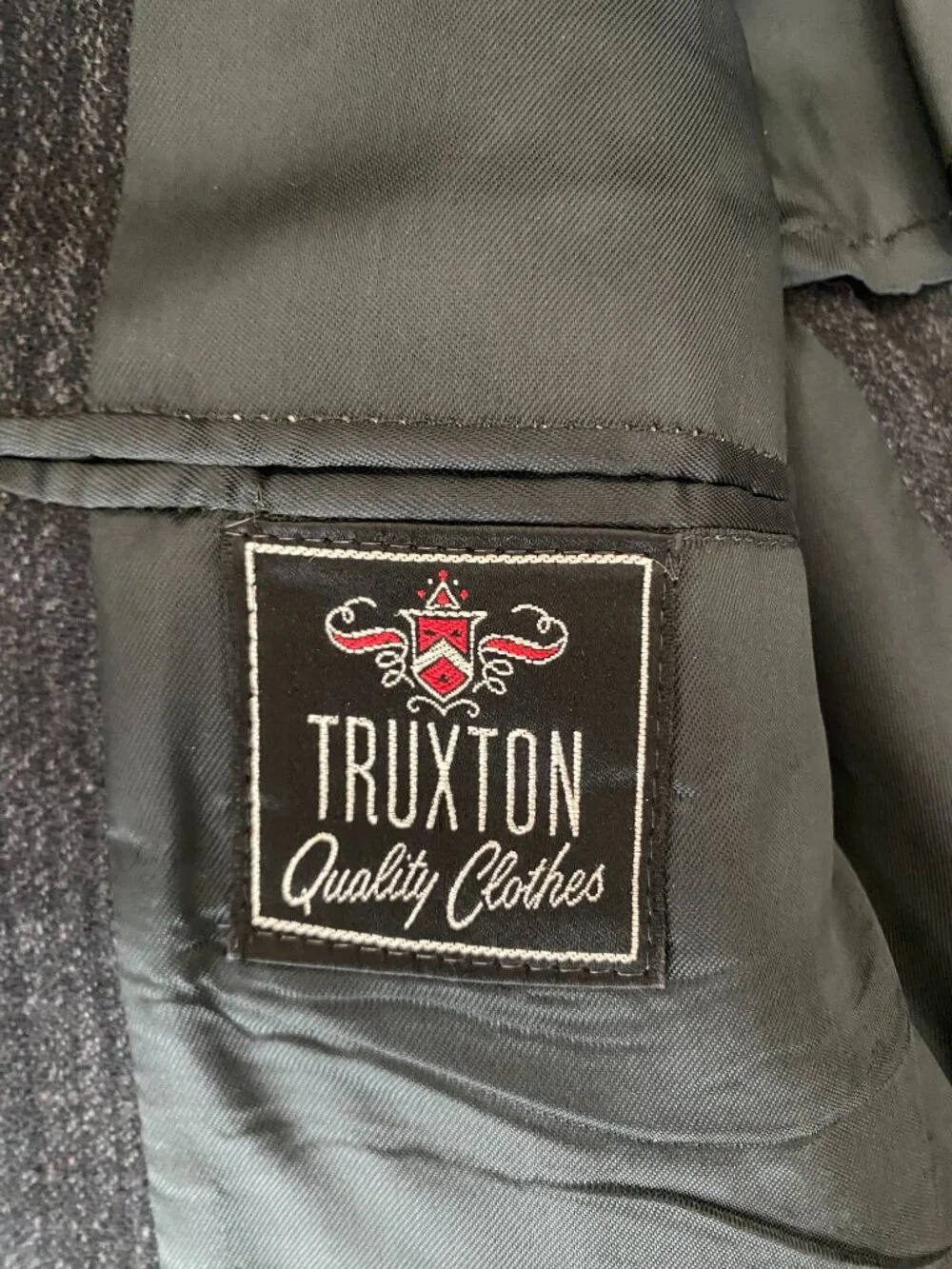 Vintage 1950's Truxton Wool Pinstripe Mens Suit 40R